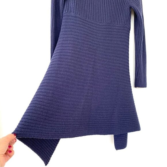 Hekla & Co. open cardigan with waterfall front in a wool blend, made in Italy - Picture 8 of 11